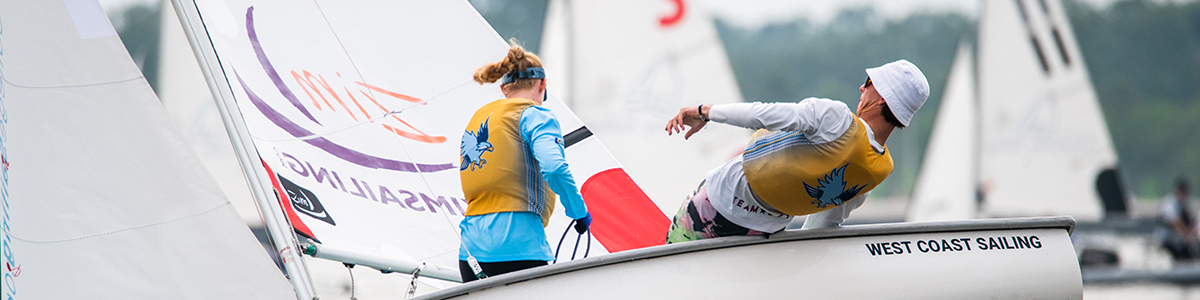 Sperry Top-Sider Women's Nationals racing on ocean