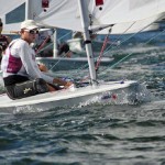 Southern California native, Olin Paine returns to Long Beach sailing for Fordham University during his first National Championship Regatta where he finished 7th.
